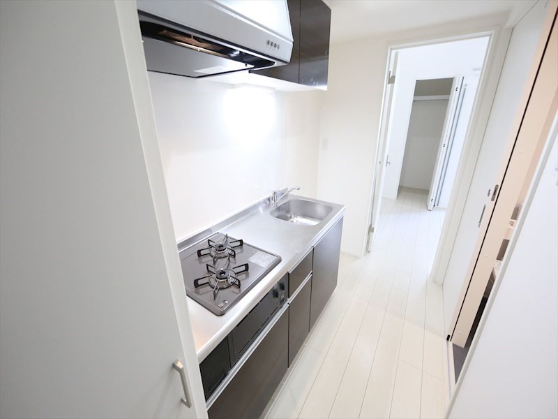 キッチン　システムキッチン（ガス2口コンロ付）