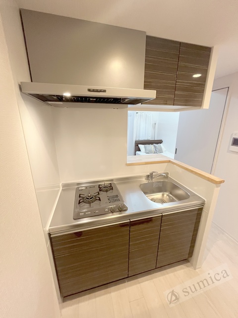 キッチン　２口システムキッチンでお料理楽しく♪♪