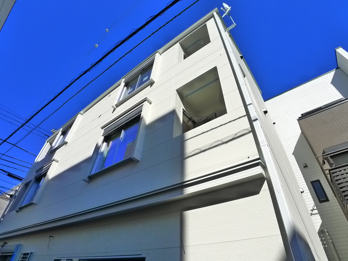 建物外観　建築中