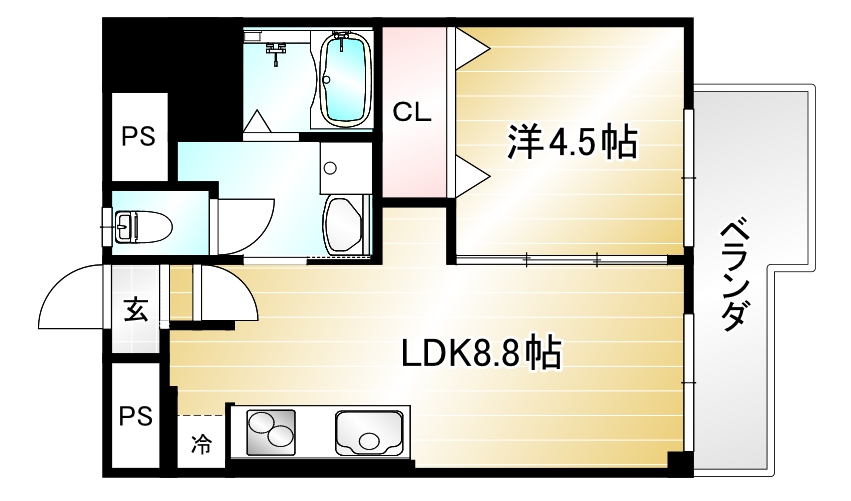 セントヘブンの間取り