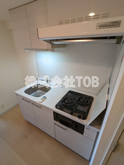 キッチン　2口　グリル付き※別部屋参考写真※