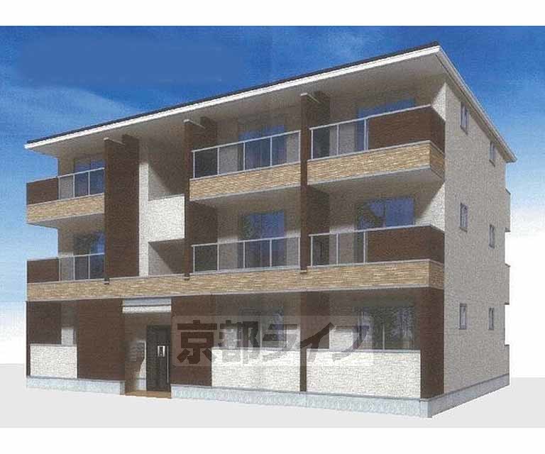 建物外観　予想図、完成予想図です。