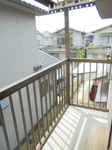 バルコニー　南西向き