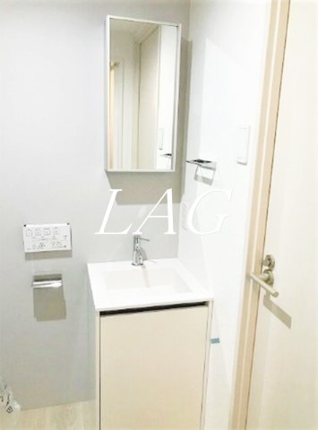 洗面設備　洗面台です。