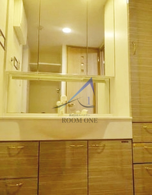 洗面設備　洗面台です。