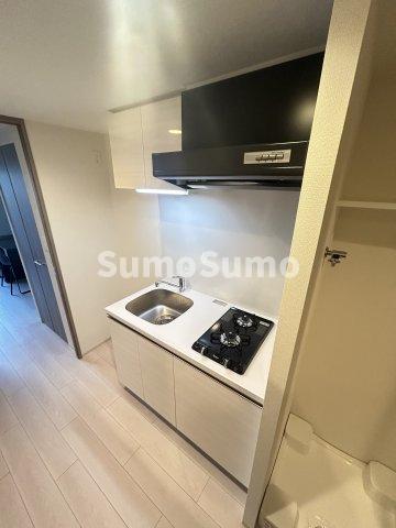 キッチン　コンパクトなキッチンで掃除もラクラク