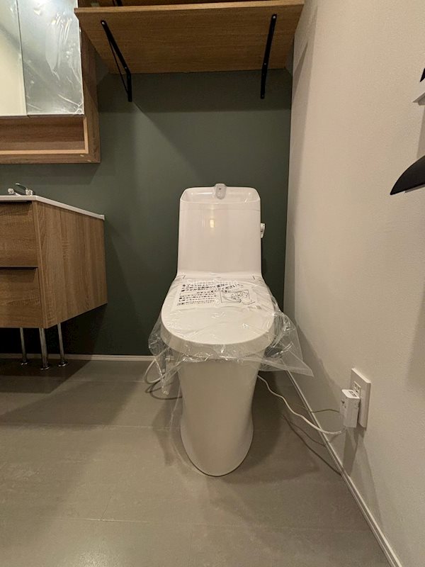 トイレ　ゆったりとした空間のトイレです