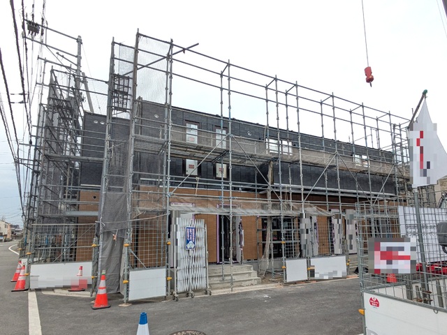 建物外観　建築中