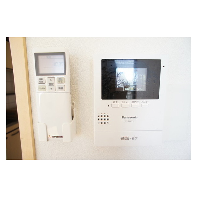 セキュリティ　不意の来客にも安心ですね