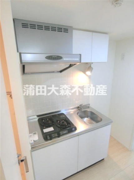 キッチン　2口ガスシステムキッチン