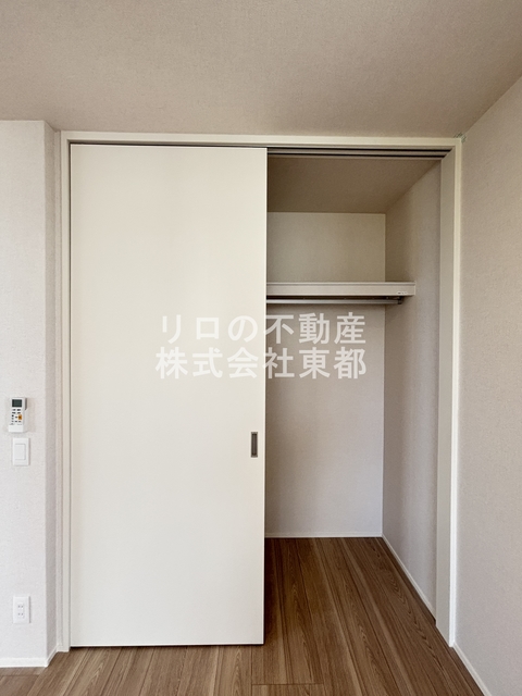 収納　奥行のある収納付です！増えがちな荷物をもスッキリ収納できます