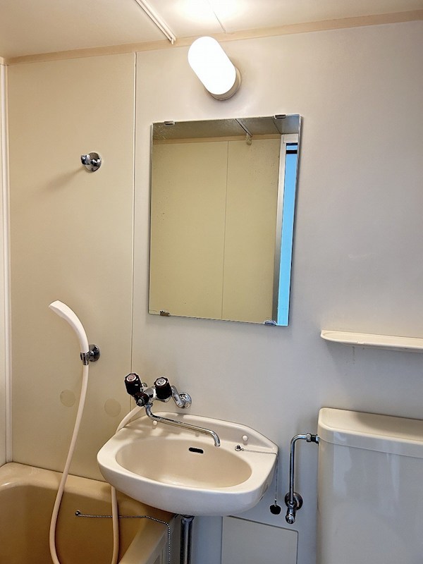 洗面設備　写真は202号室です（参考）