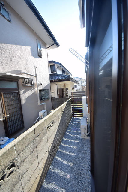 バルコニー　～今日は朝からお洗濯～