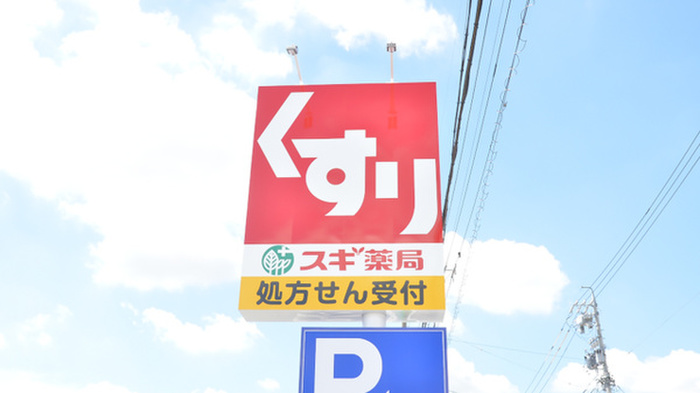 ドラックストア　スギ薬局上地店（ドラッグストア）まで699m