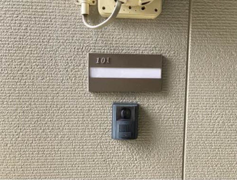 セキュリティ　カラーモニタ付きドアホン