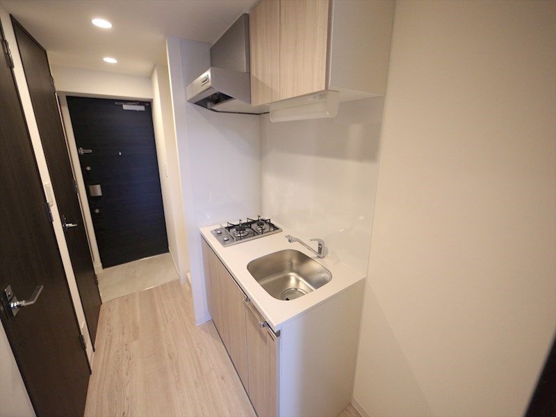 キッチン　システムキッチン（ガス2口コンロ付）