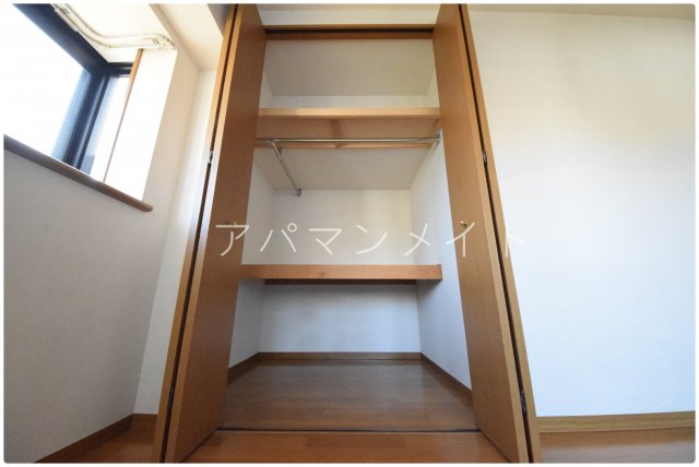 収納　十分な収納スペースがあります