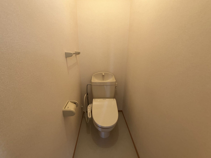 トイレ　ゆったりとした空間のトイレです