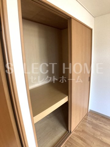 収納　たっぷりとした収納スペースです