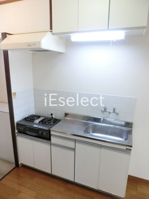 キッチン　ガスコンロ設置可能