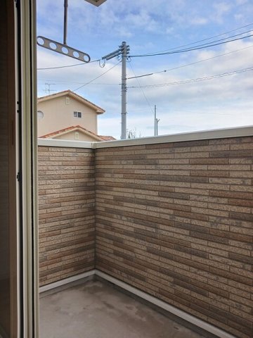 バルコニー　広々としたバルコニーです
