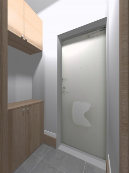 玄関　※施工イメージ図です