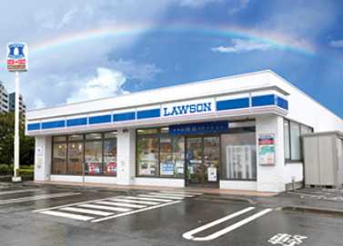 コンビニ　ローソンサテライト テクノウェイブ100店（コンビニ）まで673m