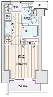 エスティメゾン錦糸町IIの間取り写真
