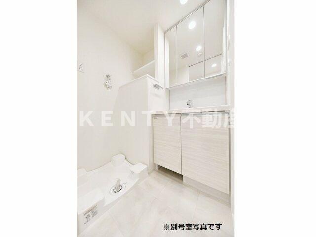 洗面設備　使いやすい洗面所です