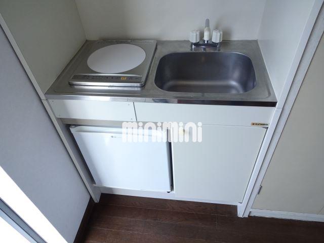 キッチン　単身向けのミニキッチン