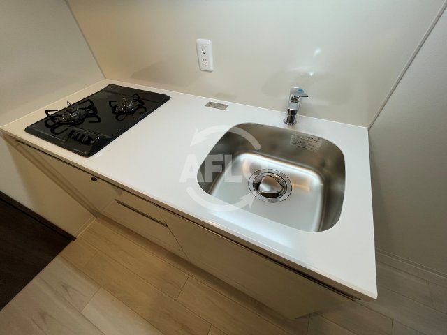 キッチン　コンフォリア・リヴ北久宝寺Q　2口ガスシステムキッチン