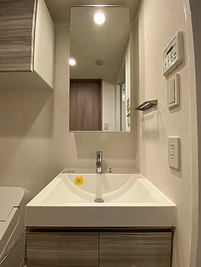 洗面設備　別タイプ部屋　参考写真です