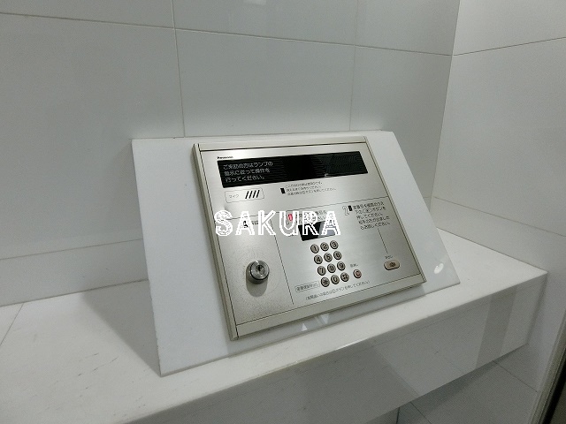 セキュリティ　女性の方でも安心のモニター付きオートロック♪