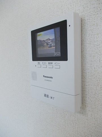 セキュリティ　モニター付きインターホンです