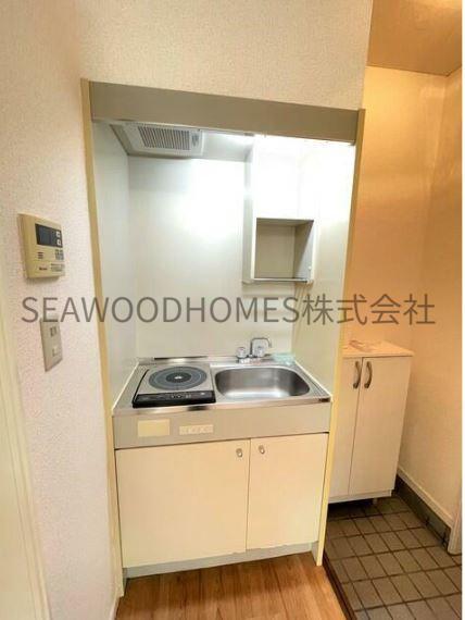 キッチン　ＩＨコンロは自炊初心者の方にもおすすめ◎