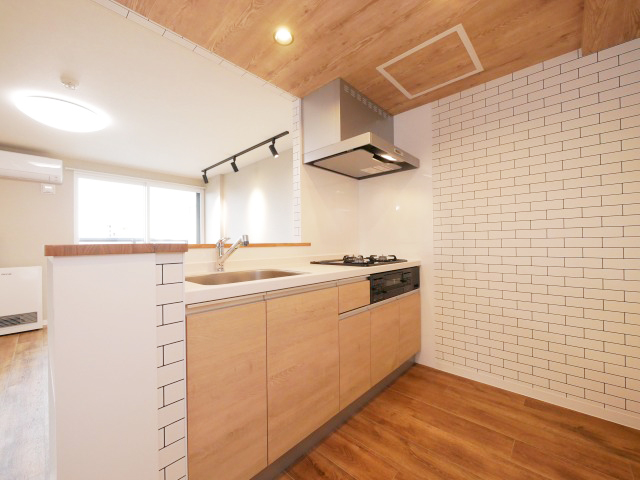 キッチン　コンロ購入不要のシステムキッチン♪