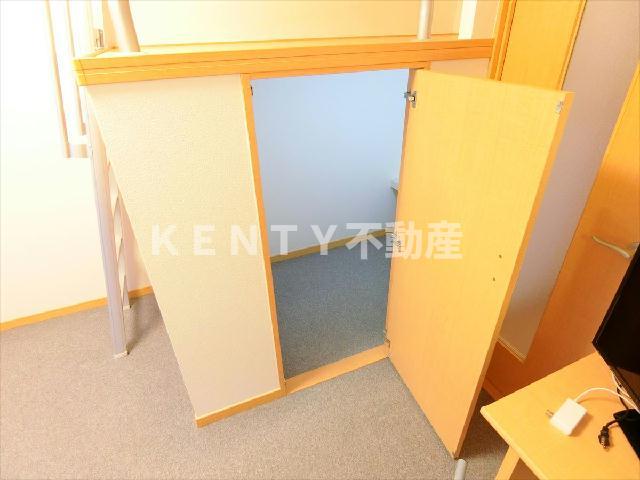 収納　十分な収納スペースがあります