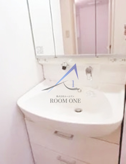 洗面設備　洗面台です。