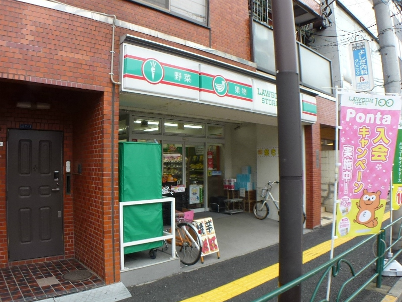 コンビニ　ローソンストア100 住吉駅前店（コンビニ）まで218m