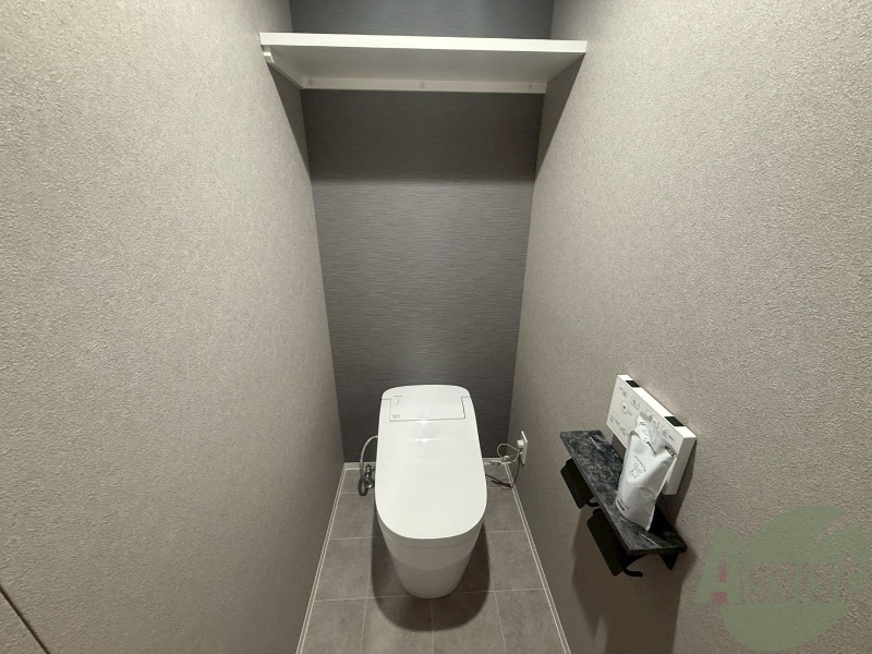 トイレ　トイレはウォシュレット付きです。シャワートイレは嬉しいですね