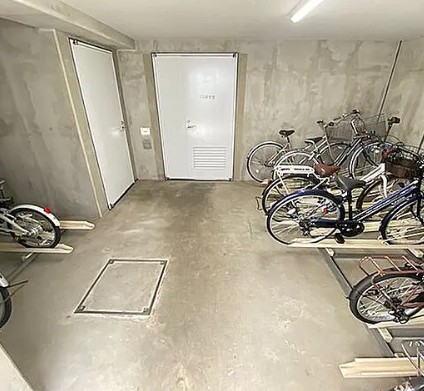 駐車場　駐輪場です。