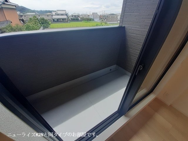 バルコニー　広々としたバルコニーです