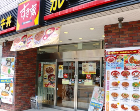 飲食店　すき家（飲食店）まで70m
