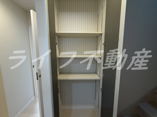 収納　十分な収納スペースがあります