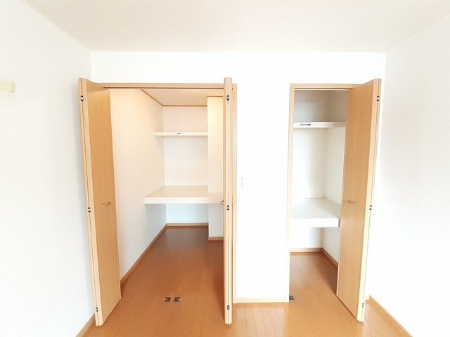 収納　ちょっとした収納スペースも充実しています