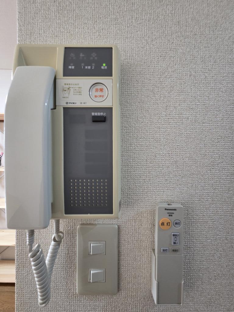 セキュリティ　急な来客時に便利なインターホン