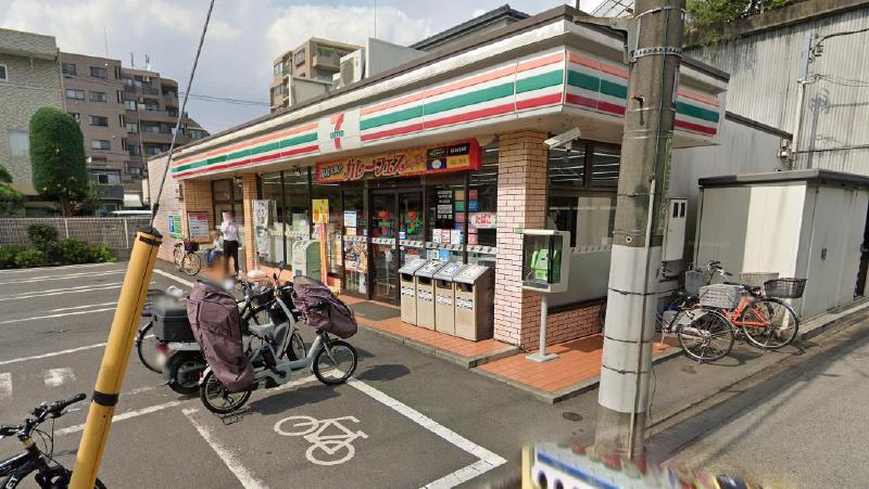 コンビニ　セブン-イレブン 足立梅田２丁目店（コンビニ）まで350m