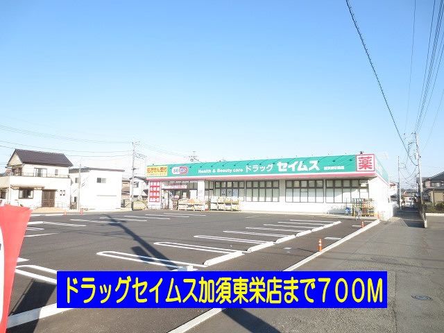 ドラックストア　ドラッグセイムス加須東栄店（ドラッグストア）まで700m