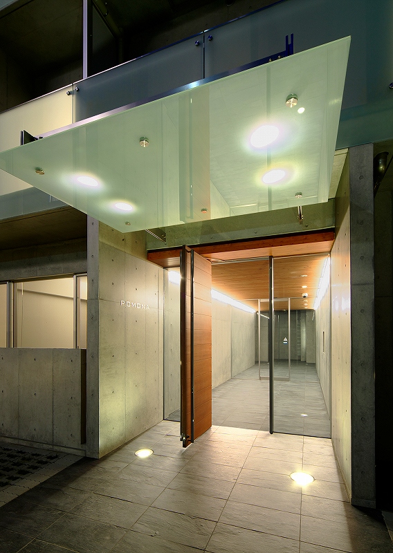 エントランス　POMONA　新宿区北新宿4　デザイナーズ賃貸マンション