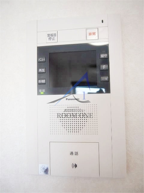 セキュリティ　モニター付きインターホンです。